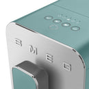 Smeg Bean-to-Cup Automatic Espresso Coffee Machine with Steam Wand Matt Emerald Green BCC12EGMEU
