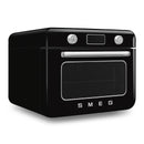 Smeg Countertop Combi Steam Oven 50's Style Aesthetic Black Glossy COF01BLEU