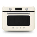 Smeg Countertop Combi Steam Oven 50's Style Aesthetic Cream Glossy COF01CREU